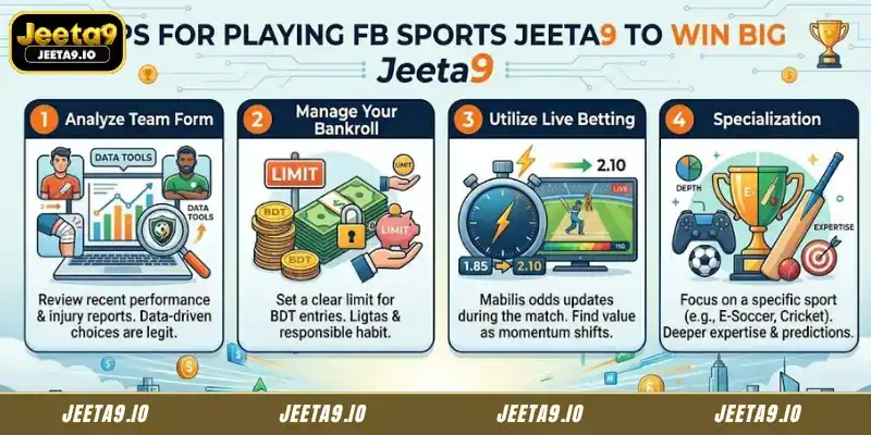 Apply FB Sports Jeeta9 playing experience to win big