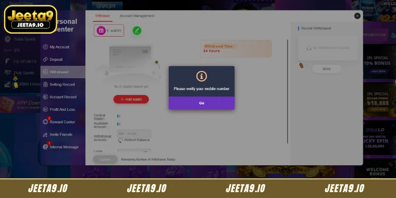 Step-by-Step Instructions for Jeeta9 Withdrawals