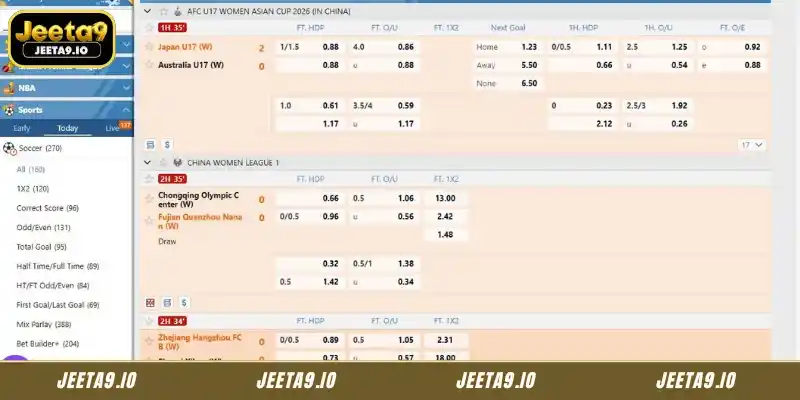The outstanding strengths of Saba Sports Jeeta9