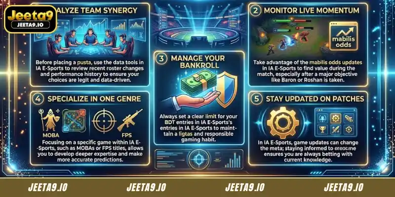 Tips for players to win big at IA E-Sports Jeeta9