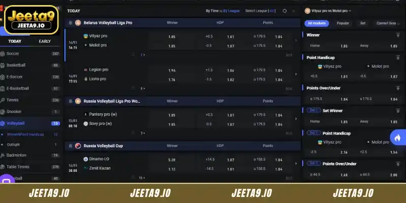 Top games to choose at Saba Sports Jeeta9